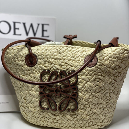 High Quality Luxury Loewe Anagram Basket Bag Mini – Style 26490 product detail