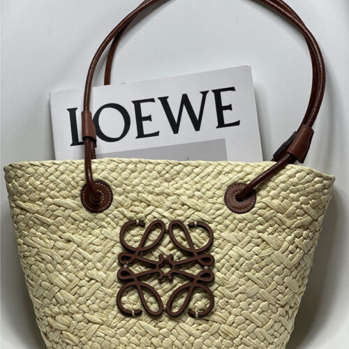 High Quality Luxury Loewe Anagram Basket Bag Mini – Style 26490 alternate view
