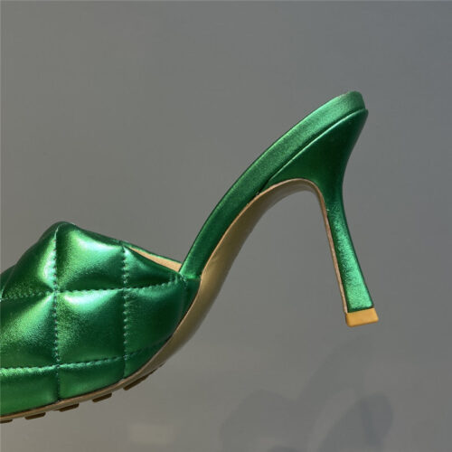 High Quality Luxury Bottega Veneta High Heel Slippers – Style 93094 product detail