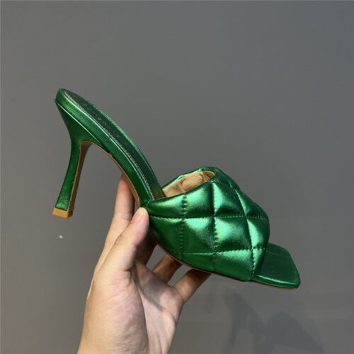 High Quality Luxury Bottega Veneta High Heel Slippers – Style 93094 product detail