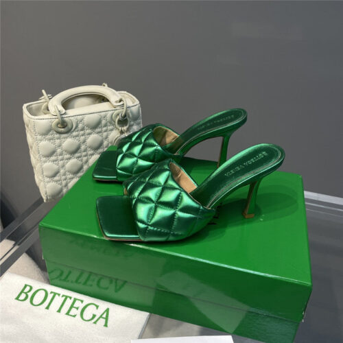 High Quality Luxury Bottega Veneta High Heel Slippers – Style 93094 product detail