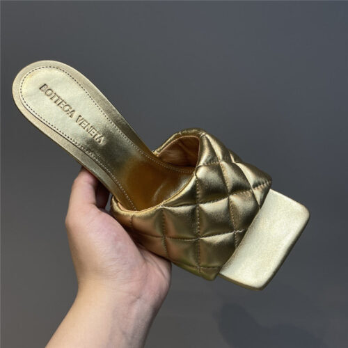 High Quality Luxury Bottega Veneta High Heel Slippers – Style 94790 product detail