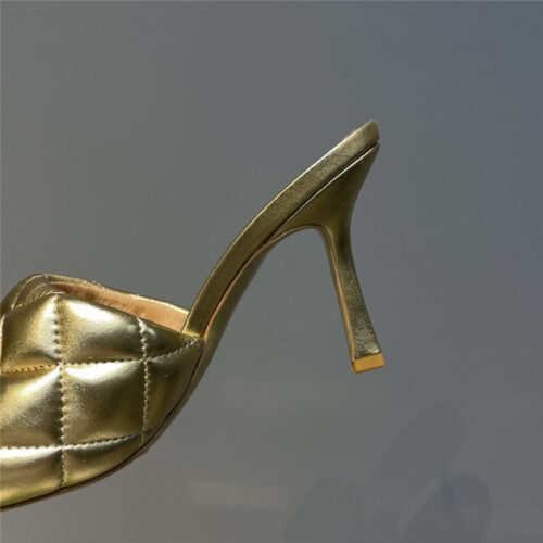 High Quality Luxury Bottega Veneta High Heel Slippers – Style 94790 product detail