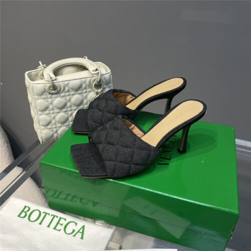 High Quality Luxury Bottega Veneta High Heel Slippers – Style 30950 product detail