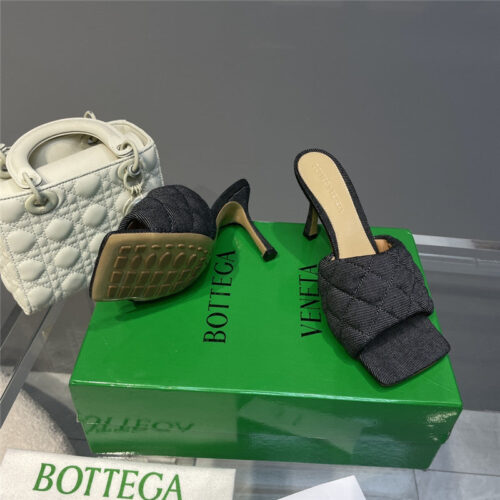High Quality Luxury Bottega Veneta High Heel Slippers – Style 30950 product detail