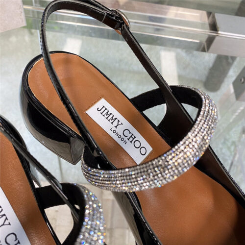High Quality Luxury Jimmy Choo Joezie Series Flat Square Toe Shoes – Style 47799 product detail