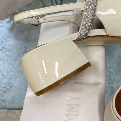 High Quality Luxury Jimmy Choo Joezie Series Flat Square Toe Shoes – Style 11639 product detail