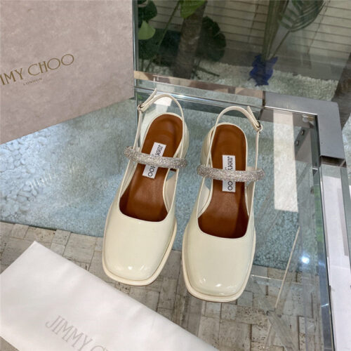 High Quality Luxury Jimmy Choo Joezie Series Flat Square Toe Shoes – Style 11639 product detail