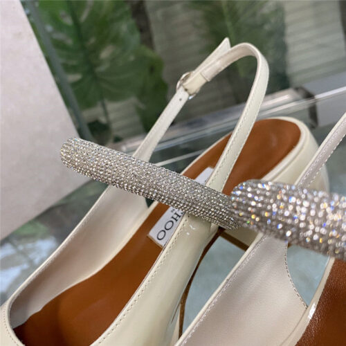 High Quality Luxury Jimmy Choo Joezie Series Flat Square Toe Shoes – Style 11639 product detail