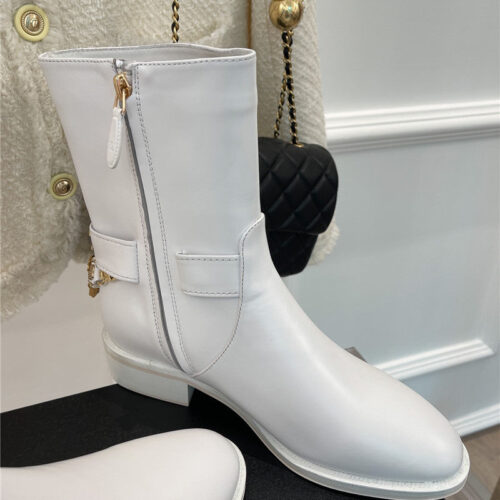 High Quality Luxury Chanel Classic Jewel Chain Ankle Boots – Style 42566 product detail