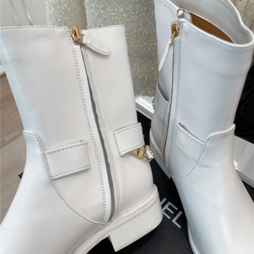 High Quality Luxury Chanel Classic Jewel Chain Ankle Boots – Style 42566 product detail