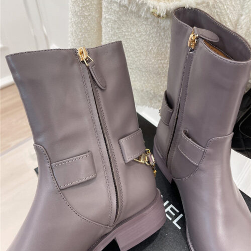 High Quality Luxury Chanel Classic Jewel Chain Ankle Boots product detail