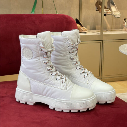High Quality Luxury Hermes Down Sports Ankle Boots