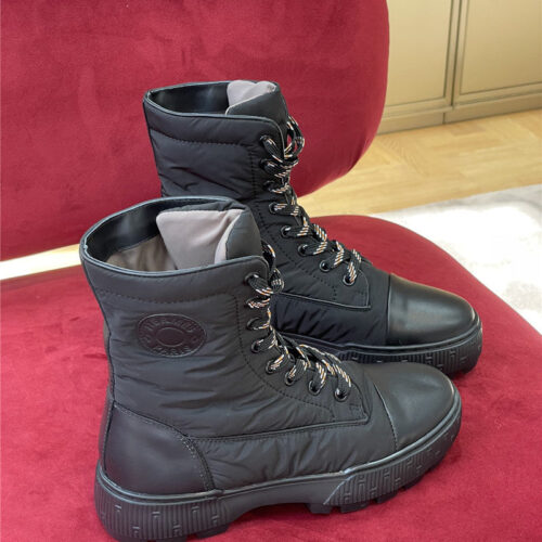 High Quality Luxury Hermes Down Sports Ankle Boots – Style 52995
