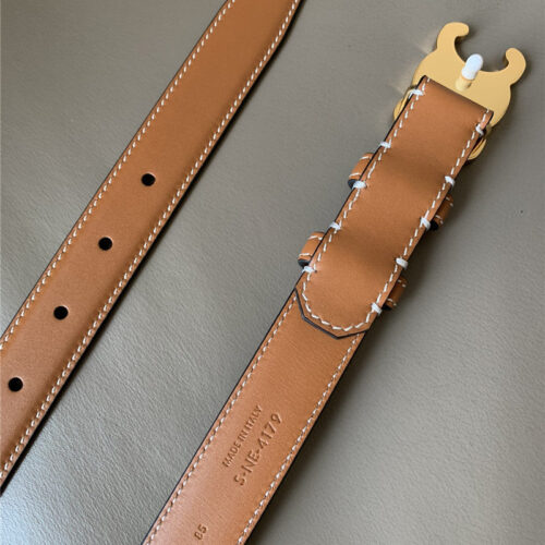 High Quality Luxury Celine Arc De Triomphe Metal Buckle Belt – Style 75718 product detail
