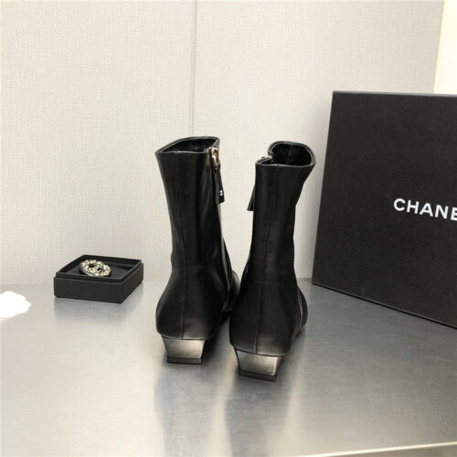 High Quality Luxury Chanel Pointed Toe Boots – Style 73318 product detail