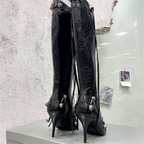 High Quality Luxury Balenciaga Pointed Toe Long Boots product detail