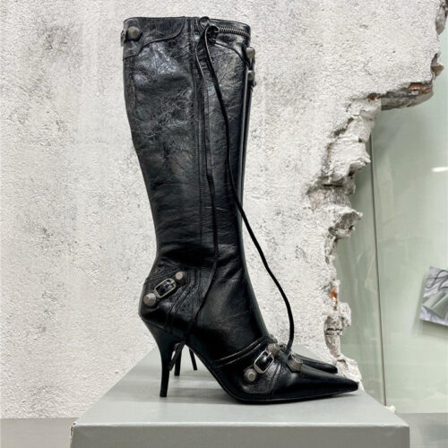 High Quality Luxury Balenciaga Pointed Toe Long Boots product detail