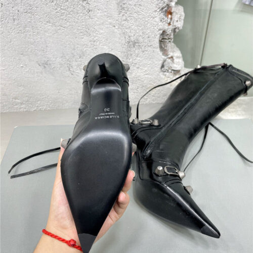 High Quality Luxury Balenciaga Pointed Toe Long Boots product detail