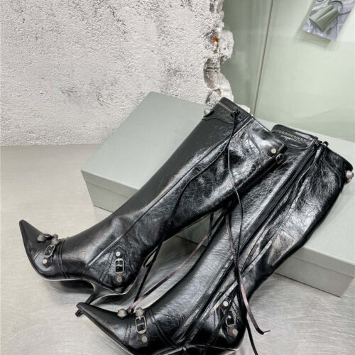High Quality Luxury Balenciaga Pointed Toe Long Boots product detail
