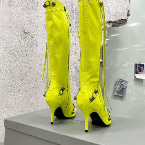 High Quality Luxury Balenciaga Pointed Toe Long Boots – Style 26339 product detail