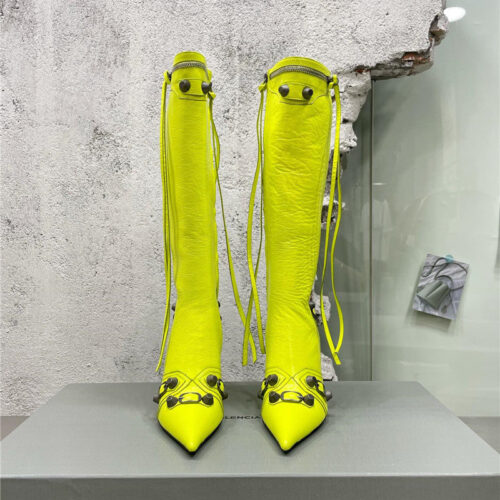 High Quality Luxury Balenciaga Pointed Toe Long Boots – Style 26339 alternate view