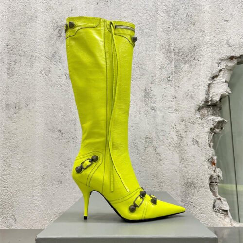 High Quality Luxury Balenciaga Pointed Toe Long Boots – Style 26339 product detail