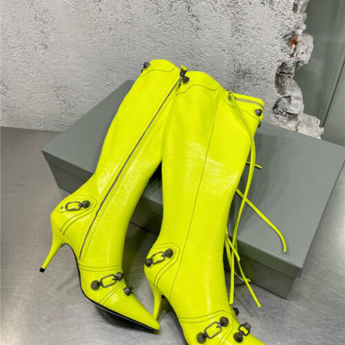 High Quality Luxury Balenciaga Pointed Toe Long Boots – Style 26339 product detail
