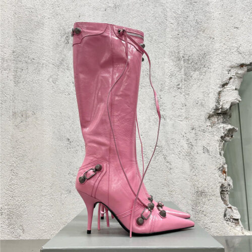 High Quality Luxury Balenciaga Pointed Toe Long Boots – Style 57411 product detail