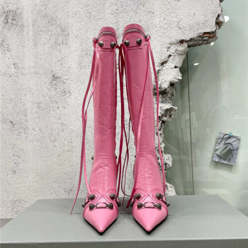 High Quality Luxury Balenciaga Pointed Toe Long Boots – Style 57411 alternate view