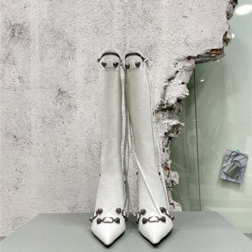 High Quality Luxury Balenciaga Pointed Toe Long Boots – Style 21251 alternate view