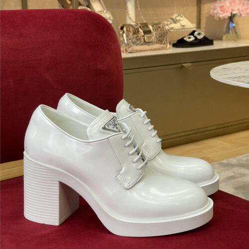 High Quality Luxury Prada Classic Logo Loafers