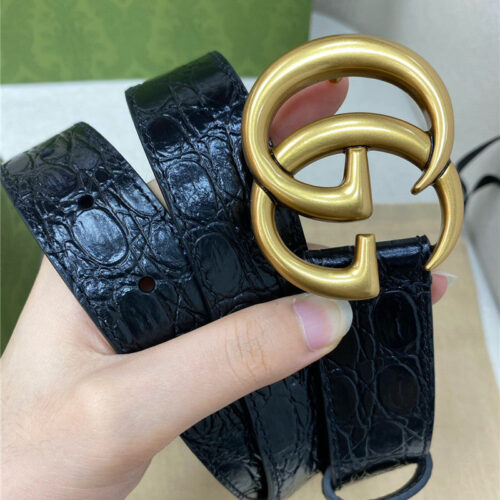 High Quality Luxury Gucci Official Website Classic Double G Belt – Style 92902 product detail