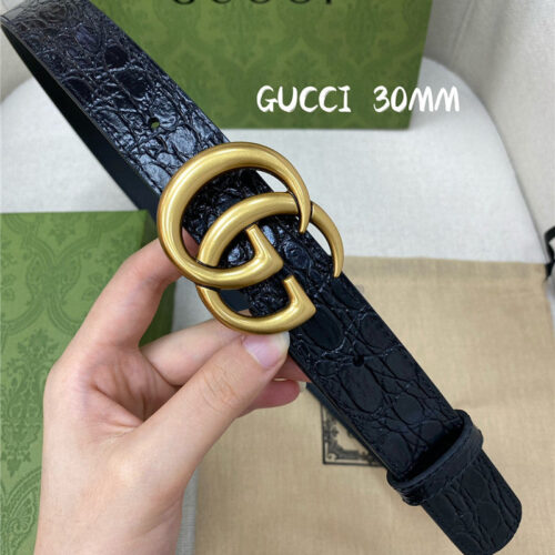 High Quality Luxury Gucci Official Website Classic Double G Belt – Style 92902 alternate view