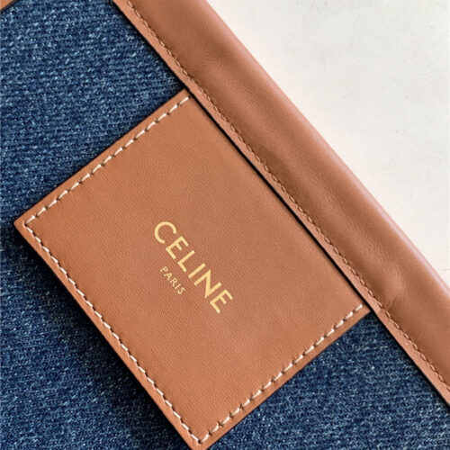 High Quality Luxury Celine Blue Denim Canvas Couffin Bag product detail