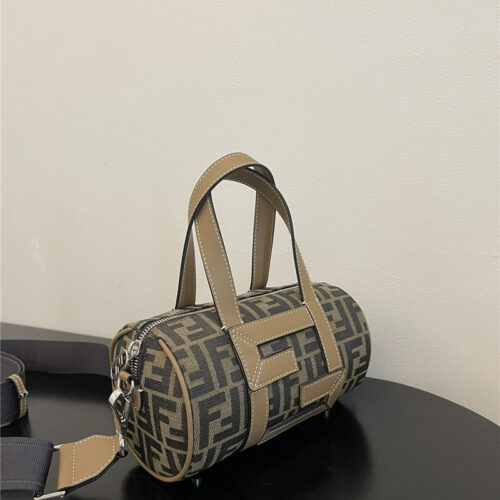 High Quality Luxury Fendi Mini Brown FF Fabric Bag product detail