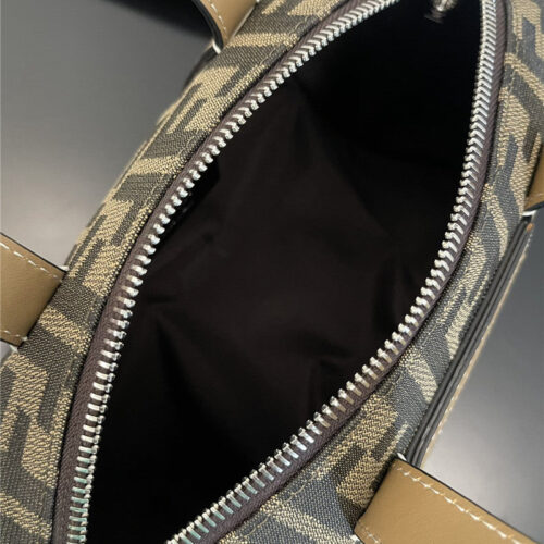 High Quality Luxury Fendi Mini Brown FF Fabric Bag product detail