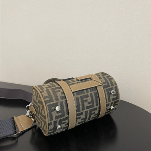 High Quality Luxury Fendi Mini Brown FF Fabric Bag product detail