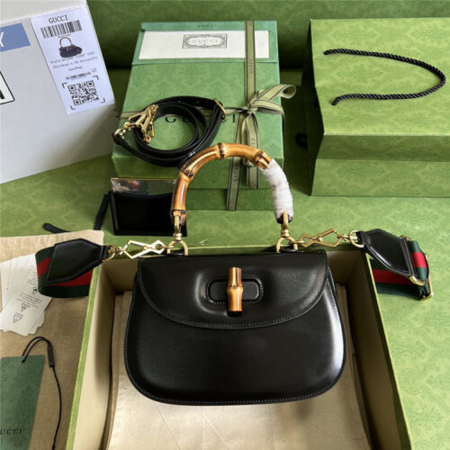 High Quality Luxury Gucci Bamboo 1947 Series Bamboo Small Handbag – Style 03238