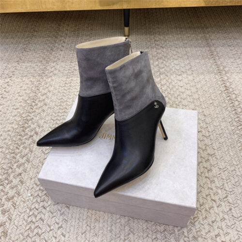 High Quality Luxury Jimmy Choo Classic Stiletto Heeled Ankle Boots – Style 78231 alternate view