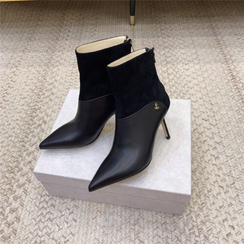 High Quality Luxury Jimmy Choo Classic Stiletto Heeled Ankle Boots product detail