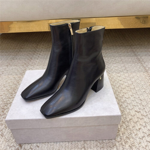 High Quality Luxury Jimmy Choo Classic Crystal Chunky Ankle Boots alternate view