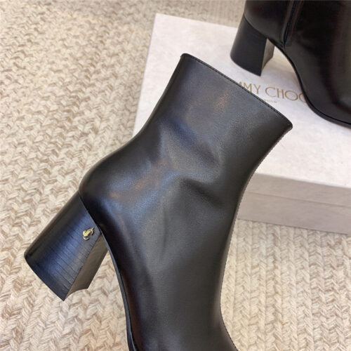 High Quality Luxury Jimmy Choo Classic Crystal Chunky Ankle Boots product detail
