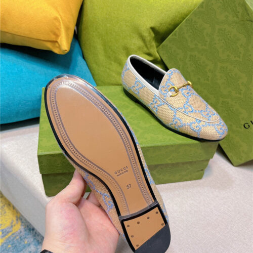 High Quality Luxury Gucci Horsebit Half Slippers – Style 77651 product detail
