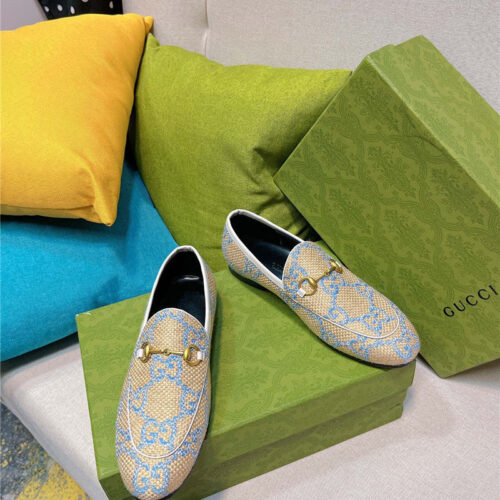High Quality Luxury Gucci Horsebit Half Slippers – Style 77651 product detail