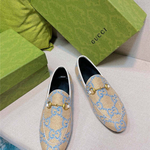 High Quality Luxury Gucci Horsebit Half Slippers – Style 77651 product detail
