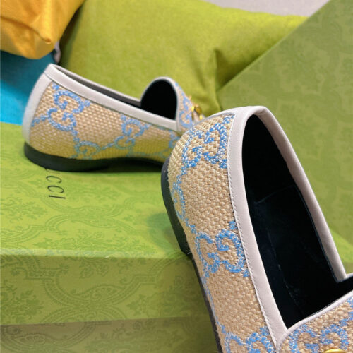 High Quality Luxury Gucci Horsebit Half Slippers – Style 77651 product detail