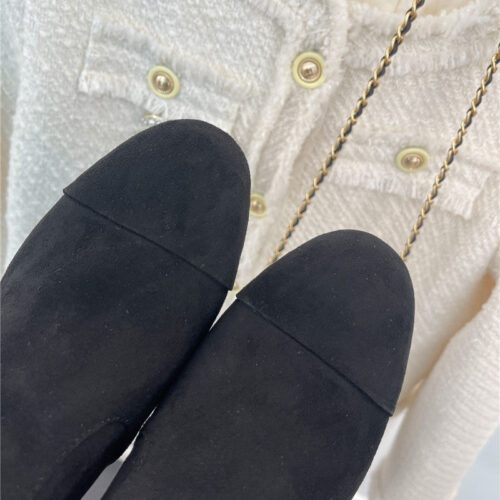 High Quality Luxury Chanel Classic Chunky Heel Stretch Ankle Boots – Style 48326 product detail