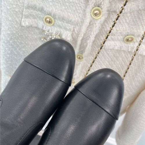 High Quality Luxury Chanel Classic Chunky Heel Stretch Ankle Boots product detail
