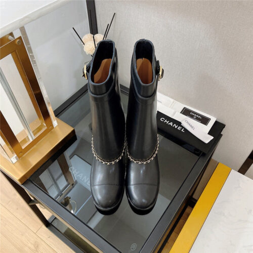 High Quality Luxury Chanel Chain Boots – Style 79654 product detail